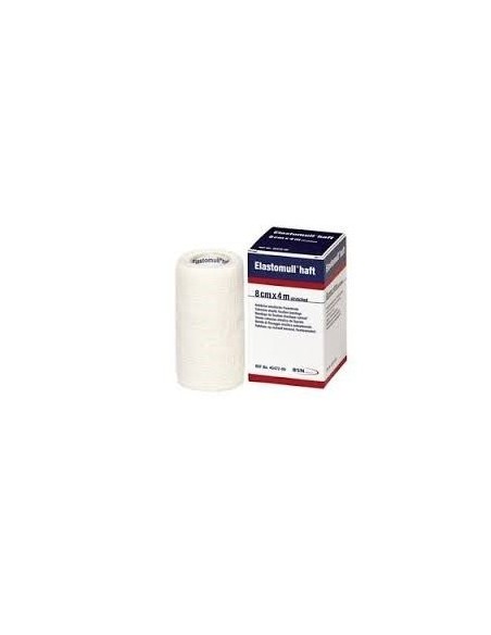 Elastomull Haft Benda 4x8 cm - Fissaggio Coesivo