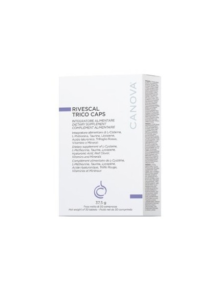 Rivescal Trico Caps Integratore Capelli Unghie 30 Compresse