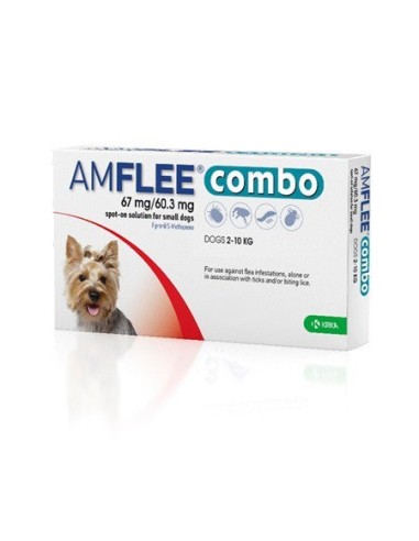 Amflee Combo Cani 2-10 Kg 67mg+60,3mg