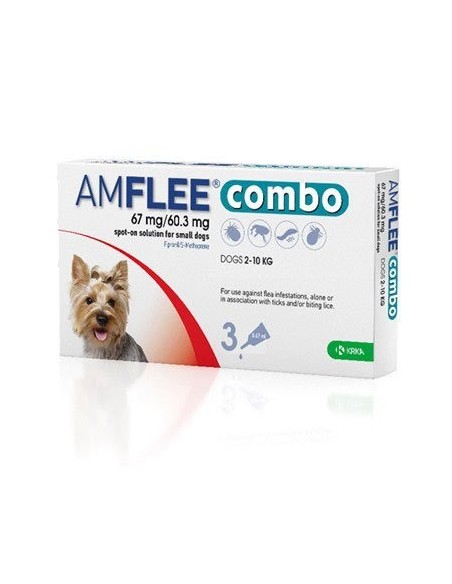 Amflee Combo Cani 2-10 Kg 67mg+60,3mg