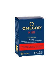Omegor Krill Integratore Omega3 EPA e DHA Funzioni Cognitive 60 Capsule Molli