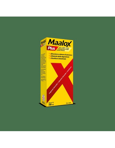 Maalox Plus Sospensione Orale Antiacido Limone - Sollievo