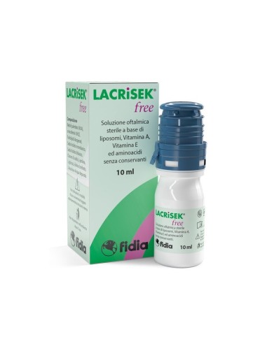Collirio sterile 10 ml - Lacrisek Free