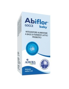 Abiflor Baby Gocce Integratore Fermenti Lattici Probiotici 5 ml