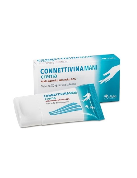 Connettivina Mani Crema con Acido Ialuronico 30 g