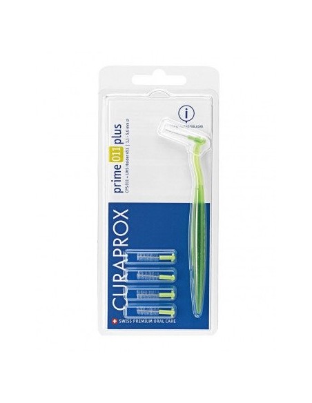 Curaprox Plus CPS Prime 1,1 Verde 5 Scovolini + Manico