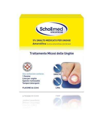 Smalto medicato 5% per onicomicosi - Schollmed