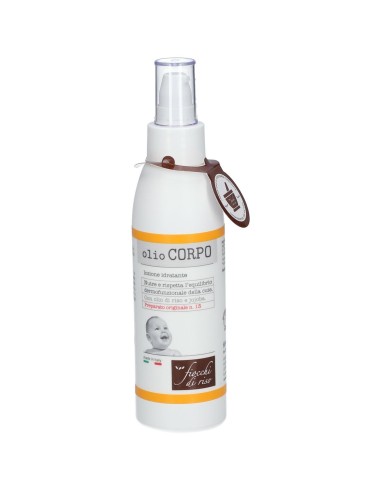 Fiocchi di Riso Olio Corpo Neonati Idratante
