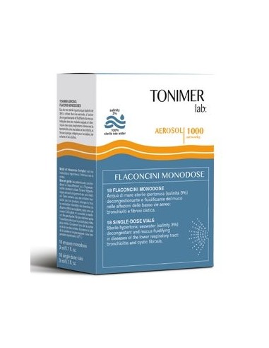 Tonimer Soluzione Ipertonica: Aerosol 18 Flaconcini 3 ml