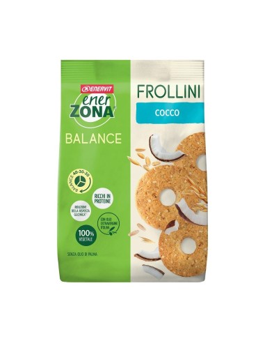 Enerzona Frollini 40-30-30 Cocco - snack proteico