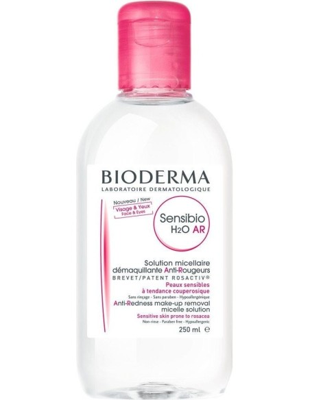 Acqua micellare antirossore Detersione delicata