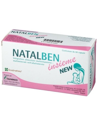 Natalben Insieme New Integratore 60 Capsule