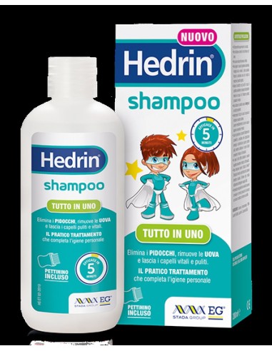 Hedrin Shampoo Antipediculosi con Pettinino 200 ml
