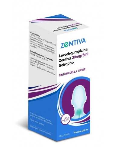 Sciroppo Tosse 30mg/5ml per Raffreddore - 200 ml