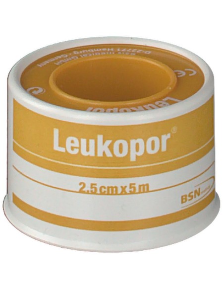 Leukopor Cerotto su Rocchetto 5x2,5 cm