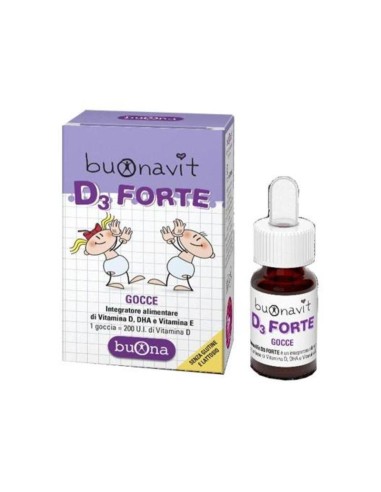 Buonavit D3 Forte Integratore Vitamina D per Bambini in Gocce 12 ml