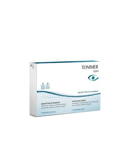 Salviettine Oftalmiche Tonimer Eyes 16 pezzi