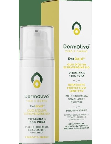 Olio dermatologico bio all'oliva per viso e corpo