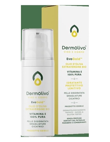 Olio dermatologico bio all'oliva per viso e corpo