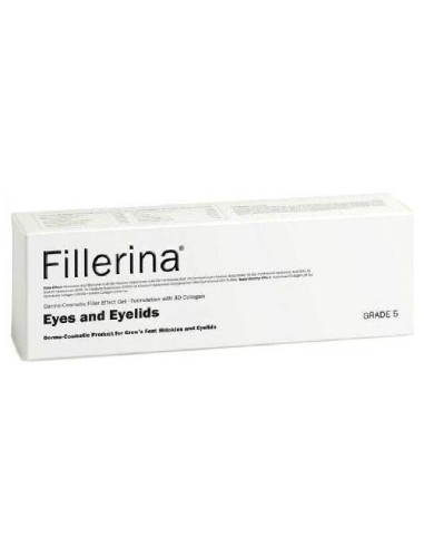 Fillerina - Gel per occhi e palpebre a effetto riempitivo, grado 5, 15 ml
