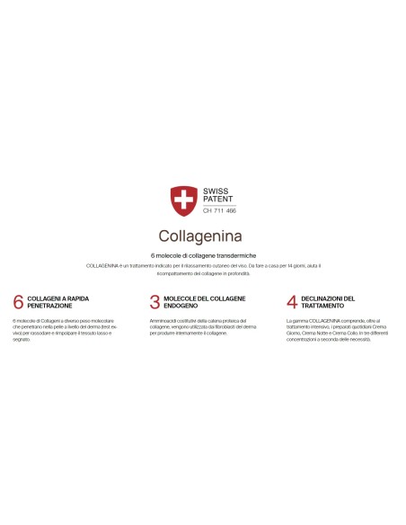 Collagenina Crema Giorno Rimpolpante Rassodante con 6 Collageni (Crema Giorno Grado 3)