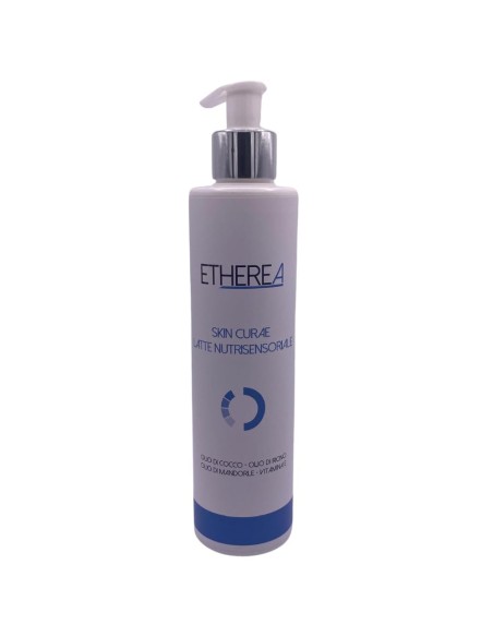 REMEDIA ONE - ETHEREA Latte Nutrisensoriale, Detergente Viso con Olio di Cocco, Ricino e Mandorle, Vitamina E, 250ml