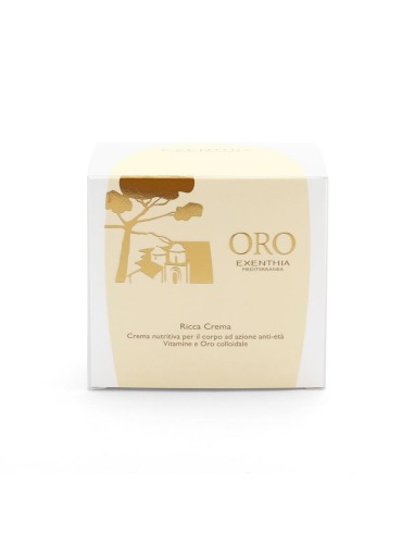 Oro Emulsione Ricca Crema Nutriente Corpo 200ml - Exenthia Mediterranea