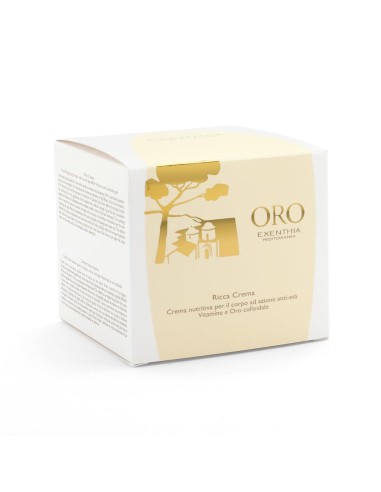 Oro Emulsione Ricca Crema Nutriente Corpo 200ml - Exenthia Mediterranea