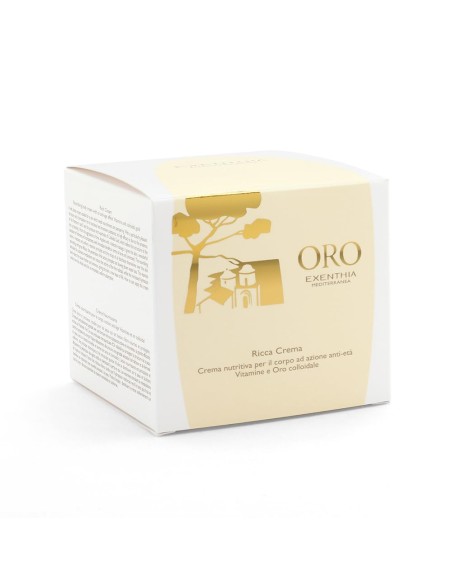 Oro Emulsione Ricca Crema Nutriente Corpo 200ml - Exenthia Mediterranea
