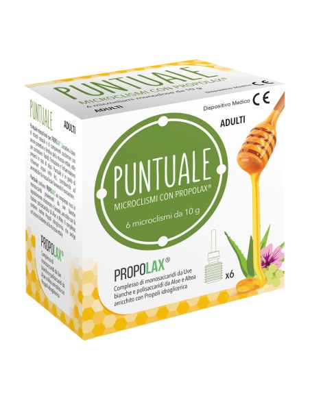 Nova Puntuale 6 Microclismi Con Prolax Adulti, Bianco, 10 g (Confezione da 6), 60 Grammo