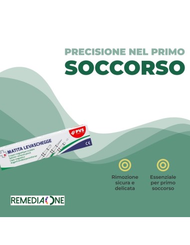 REMEDIA ONE - Matita Levaschegge, Matita Magnetica Oculare per Rimozione Schegge, Strumento di Primo Soccorso