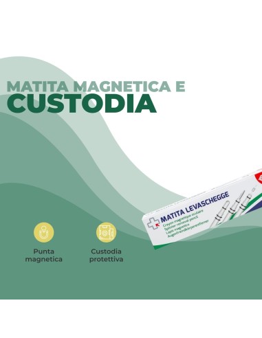 REMEDIA ONE - Matita Levaschegge, Matita Magnetica Oculare per Rimozione Schegge, Strumento di Primo Soccorso