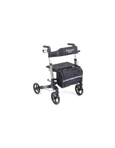 Rollator Deambulatore Girello per Anziani in Alluminio GRIGIO OCEANO 2.0 Art. RP545 -