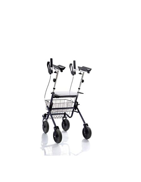 ROLLATOR IN ACCIAIO 4 RUOTE ANTIBRACHIALE Art. RP691