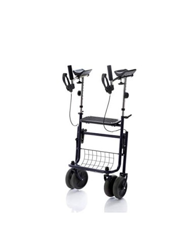 ROLLATOR IN ACCIAIO 4 RUOTE ANTIBRACHIALE Art. RP691