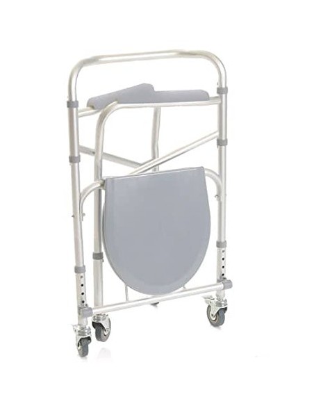 SEDIA COMODA - 4 FUNZIONI IN 1 -SU RUOTE cod.art. RP782