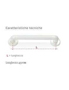 MANIGLIA PER BAGNO MM 36 X 45 CM cod.art. RS972-45 2