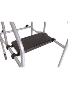 MOPEDIA RP757 Sedile Imbottito per Deambulatori Grigio, Seduta 41 cm, Ingombro 53 x 6 cm
