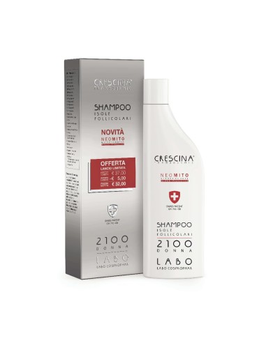 Crescina Transdermic NEO MITO Isole Follicolari SHAMPOO Ri-Crescita Capelli 2100 Donna 150ml