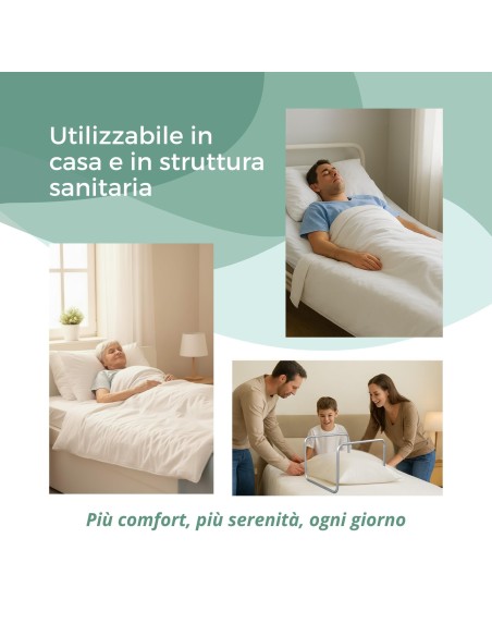 REMEDIA ONE - Alza Coperte Smontabile in Alluminio Anodizzato – Alzacoperte per Piedi Anziani e Pazienti, Solleva Coperte per Pi