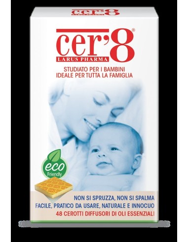 Cer'8 Zanzare Cerotti Repellenti Antizanzare 48 Cuscinetti