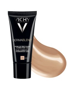 Vichy Dermablend Fondotinta Fluido Coprente per Pelle Grassa con Imperfezioni Tonalità 25 - 30 ml